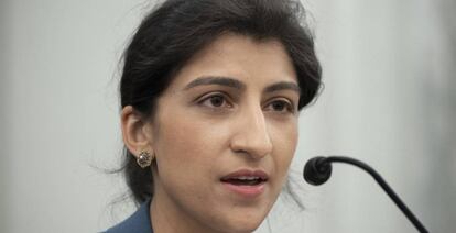 Lina Khan, nueva jefa de la Comisión Federal de Comercio (FTC) de EE UU.