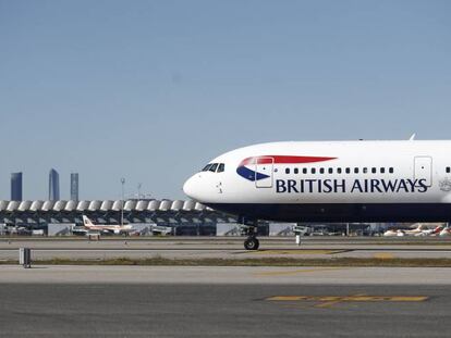 Avión de British Airways. 