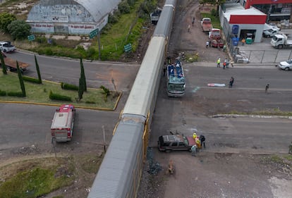 El impacto se ha producido en una zona industrial de Atlacomulco.