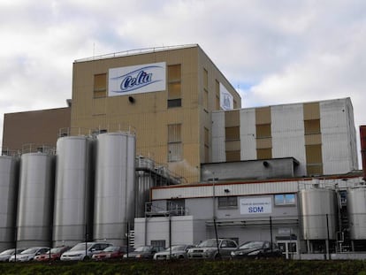 F&aacute;brica de la leche infantil Celia, propiedad del grupo Lactalis en Craon, el 4 de diciembre. 