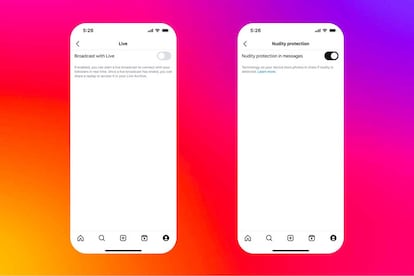 Opciones de seguridad de Meta