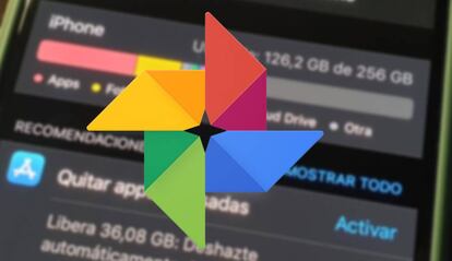 Google Fotos y el almacenamiento en tu smartphone.