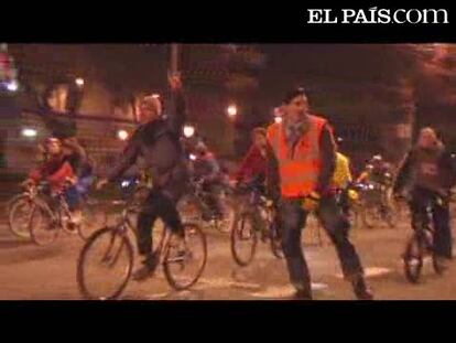 El día que las bicis bloquearon a los coches