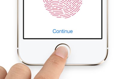 Touch ID en un iPhone.