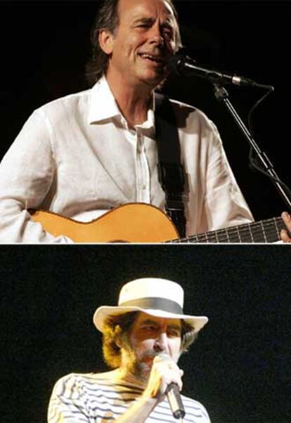 Joan Manuel Serrat y Joaquín Sabina.