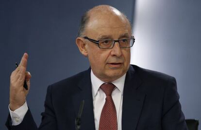 El minsitro de Hacienda en funciones, Cristóbal Montoro.