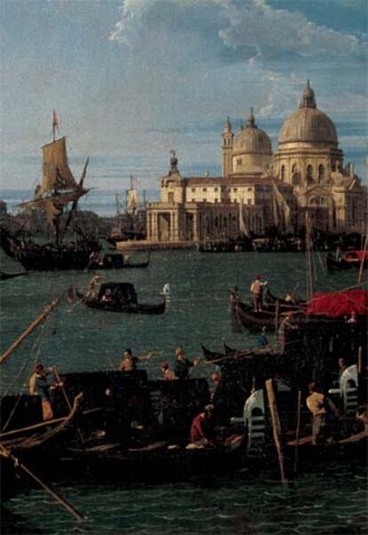Detalle de la <i>Vista del muelle hacia el oeste.</i>