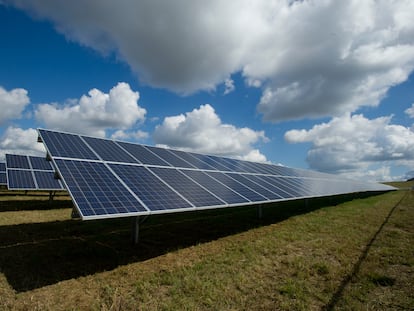 Un parque de energía fotovoltaica, en Estados Unidos.