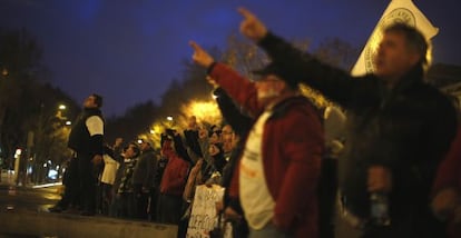 Manifestantes antiausteridad en Lisboa, el pasado día 16.