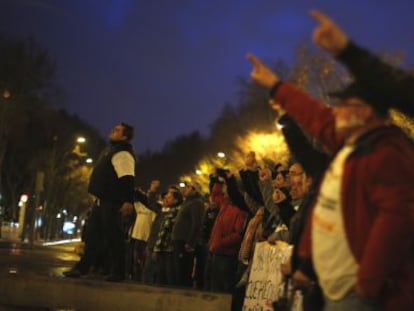 Manifestantes antiausteridad en Lisboa, el pasado d&iacute;a 16. 