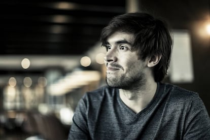 Germán Garmendia, durante la entrevista.
