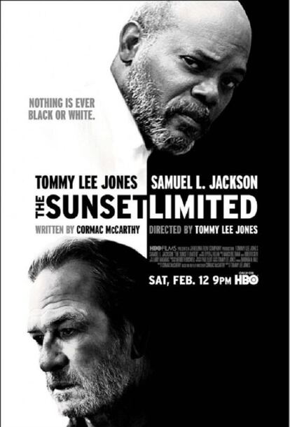 El cartel de la película de Tommy Lee Jones extraída de la novela de McCarthy, que saldrá a la venta el próximo 20 de febrero.
