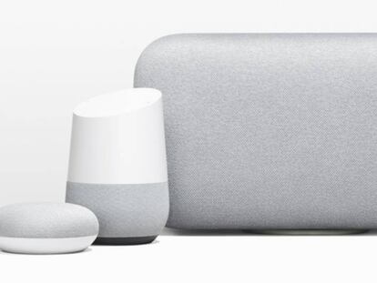 Nuevos altavoces inteligentes Google Home Mini y Google Home Max