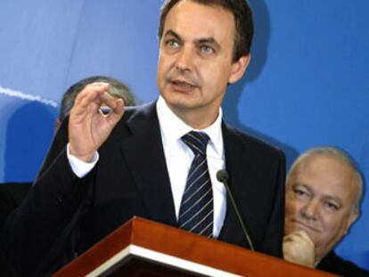 Zapatero, hoy en Bruselas en la exposición sobre los 20 años de la incorporaciónd de España y Portugal a la UE.