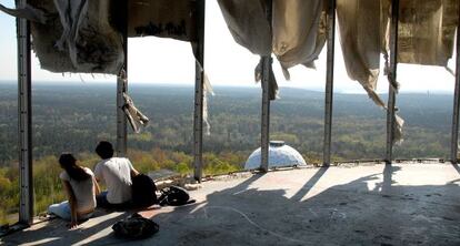 Imagen de la vista desde la 'Colina del diablo' o Teufelsberg.