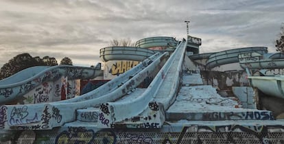 El Aquasur de Aranjuez, abandonado desde 2005, es un enclave apreciado por los 'urbex'.