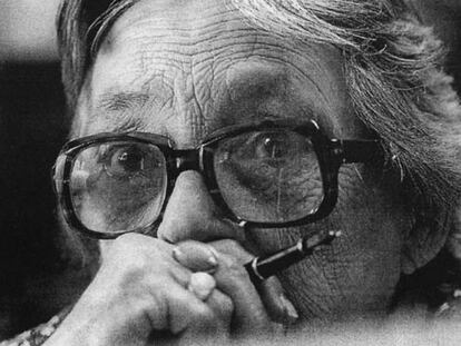 La escritora Marguerite Duras.