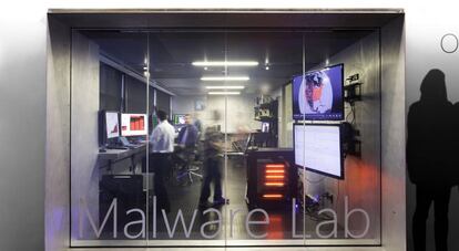 Laboratorio de estudio del ‘malware’ del Microsoft Cybercrime Center.