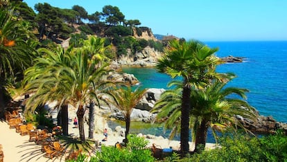 Cala Banys, en Lloret de Mar (Girona).