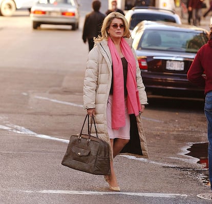 Catherine Deneuve en un rodaje en Nueva York.