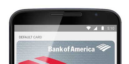 El servicio Android Pay es compatible con diferentes tarjetas de crédito y débito.