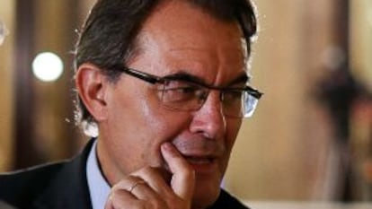 El presidente catalán, Artur Mas, el pasado septiembre.