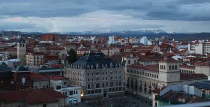 Vista de la ciudad de León.