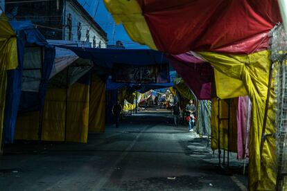 Puestos del tianguis de Tepito