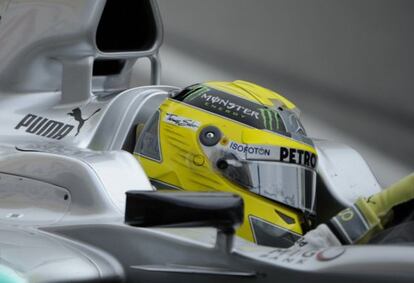 Nico Rosberg, durante el Gran Premio de Mónaco.