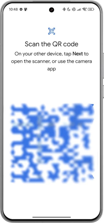 QR para transferir una eSIM desde un iPhone de Apple