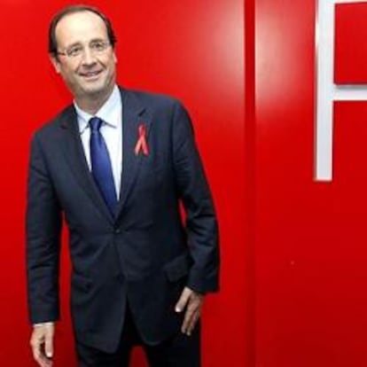 El líder de los socialistas franceses, François Hollande, el 30 de noviembre de 2011.