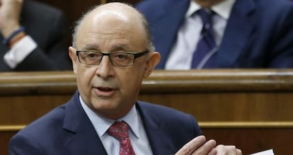 El ministros de Hacienda y Administraciones P&uacute;blicas, Crist&oacute;bal Montoro, .