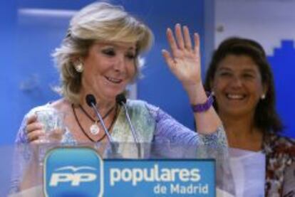 Esperanza Aguirre, expresidenta de la Comunidad de Madrid.