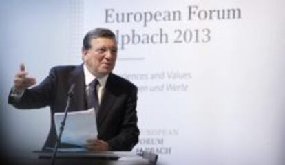 El presidente de la Comisi&oacute;n Europea, Jos&eacute; Manuel Barroso.