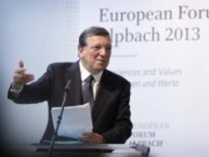 El presidente de la Comisi&oacute;n Europea, Jos&eacute; Manuel Barroso.