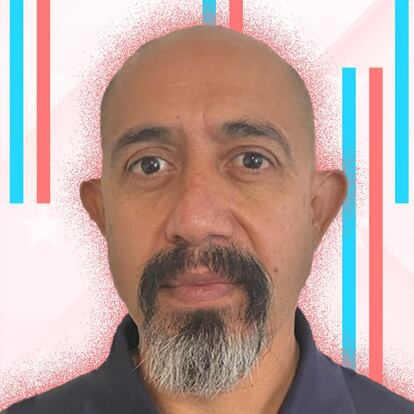 Delfino Araiza González, de 51 años, votará por Kamala Harris.