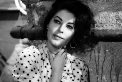 Ava Gardner, en una imagen de <i>La noche que no acaba.</i>