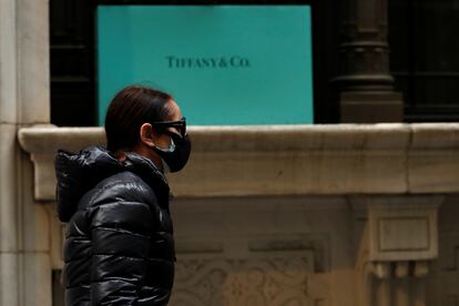 La icónica joyería Tiffany en Nueva York el pasado marzo