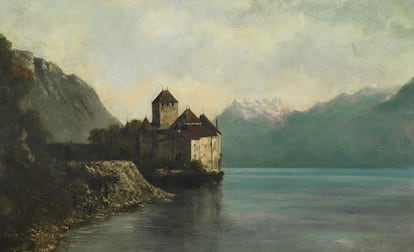 Le château de Chillon, de Gustave Courbet