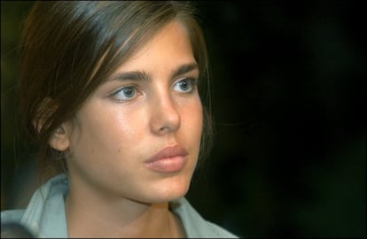 Carlota Casiraghi cuando tenía 17 años.