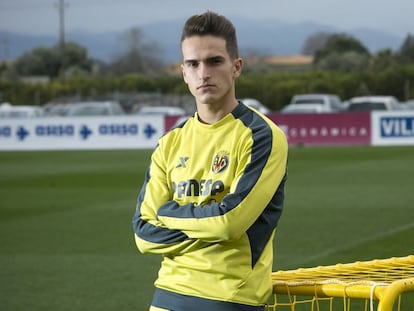 Denis Su&aacute;rez en la Ciudad Deportiva del Villarreal.