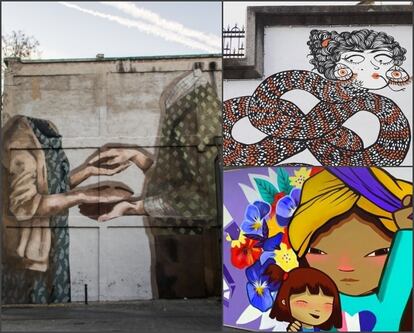 Arte urbano femenino en Madrid
