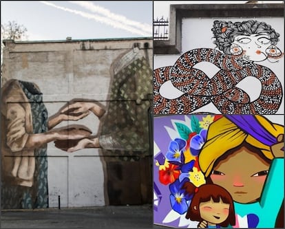 Arte urbano femenino en Madrid