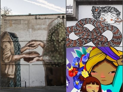 Arte urbano femenino en Madrid