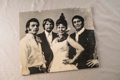 Carmelita Posada, en una imagen que Carlos conserva de la etapa como bailaora de su madre.