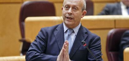 El ministro de Educación, Cultura y Deporte, José Ignacio Wert.