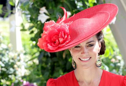 La princesa de Gales, en Ascot.