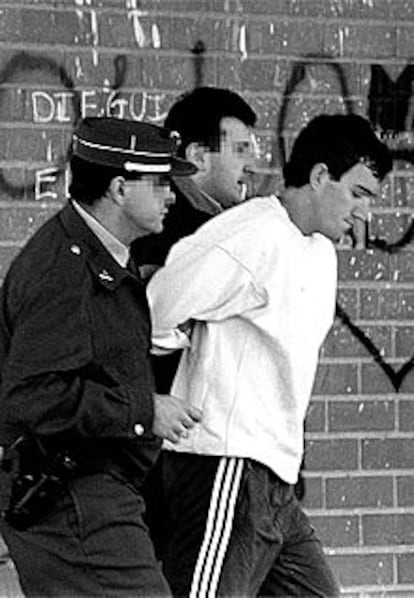 Una detención en el barrio de La Coma de Valencia.