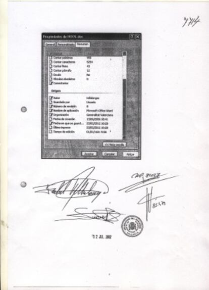 Una de las páginas del documento elaborado por la exsubsecretaria con las anomalías que detectó.