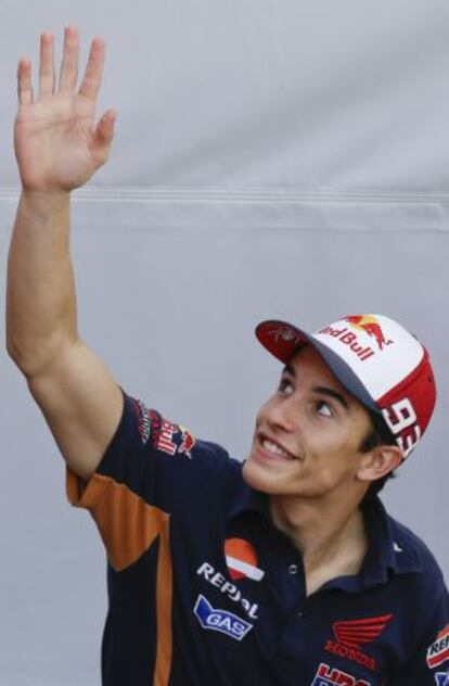 Marc M&aacute;rquez, en el Gran Premio de Argentina.